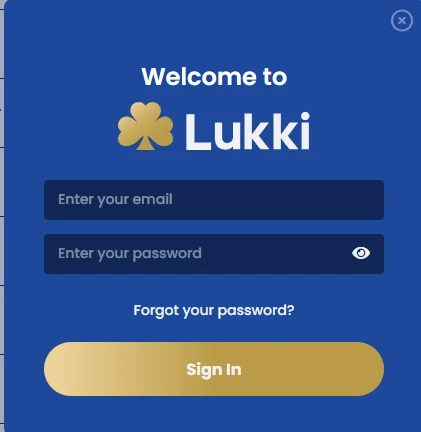 Registrering fra telefon på Lukki Casino Norge